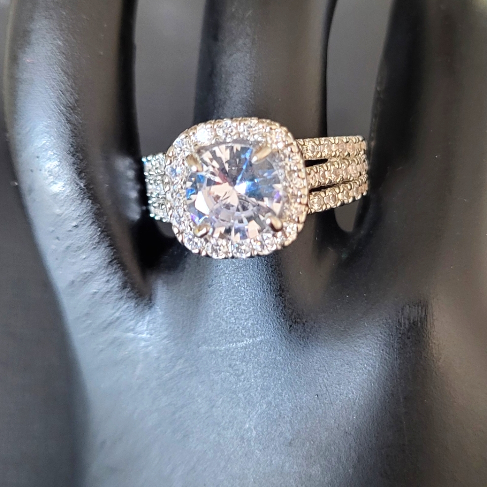 Stunning Halo Engagement Ring